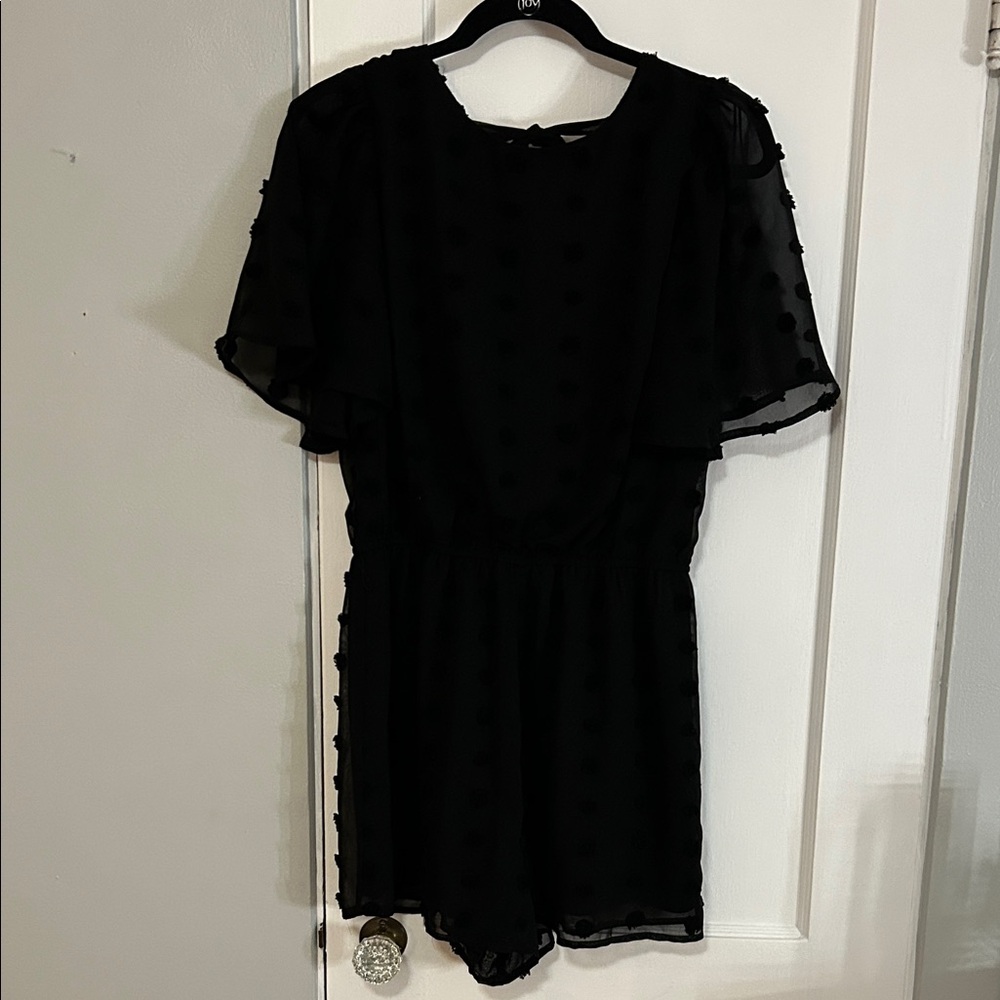 Elegant Black Sheer Jumpsuit